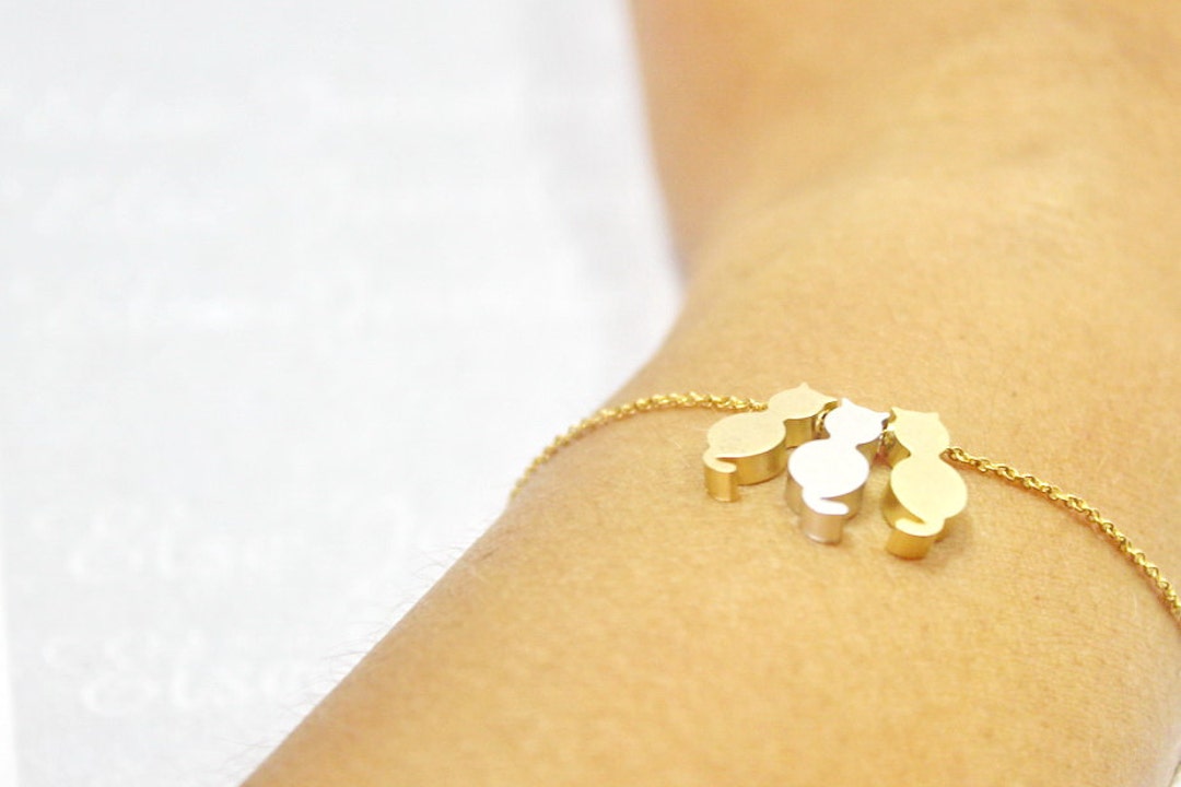 Etsy clearance cat bracelet
