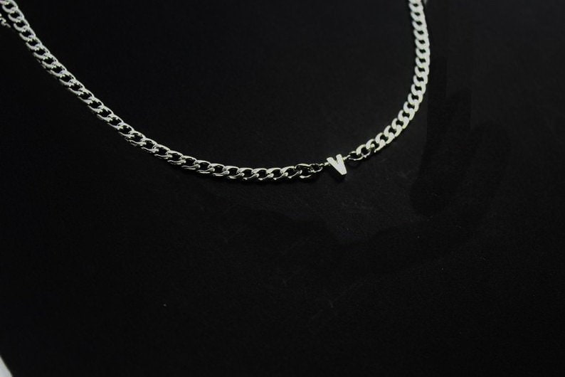 boyfriend initial necklace