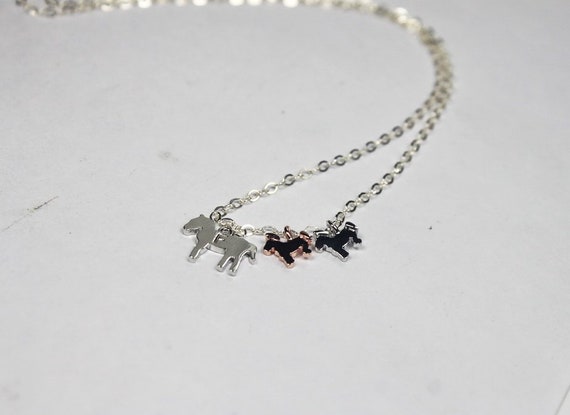 mother and child horse necklace