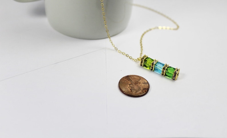 Three Birthstone Necklace,3 BFF Necklaces Soul Sisters Necklace,birthstone horizontal .birthstone Vertical bridesmaid Birthday Gift for Her