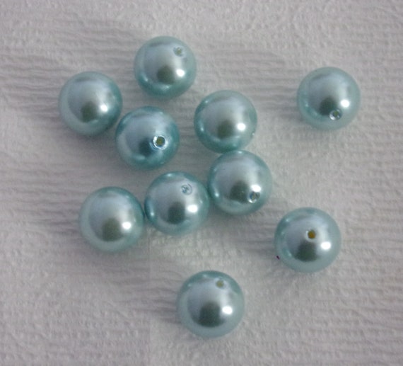 10 pieces 20mm aqua green striped chunky bubblegum beads DIY baby necklaces
