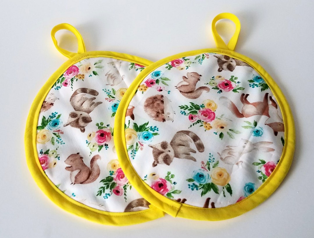 Handmade Oval Kitchen Pot Holders Hot Pan Holders Kitchen Etsy