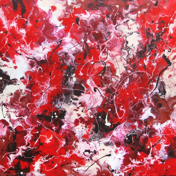 Items similar to SALE! Original abstract painting, canvas, 30"x30", modern abstract art, large