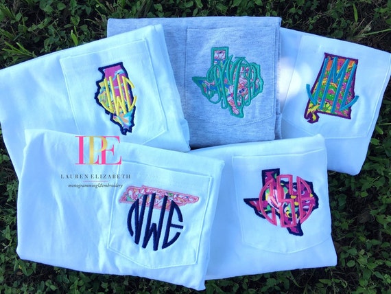 lilly pulitzer monogram shirt