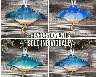 Sting Ray / Manta Ray Ocean Ornament - Handcrafted Elegance for Sea Enthusiasts