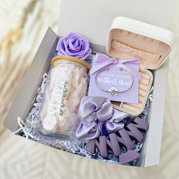 Bridesmaid Proposal Box Personalized Gift Will You Be My Bridesmaid Box Set