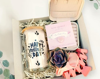 Mother's Day Gift - Mother's Day Gift Box - Tea & Plant Gift Basket for Mom - Care Package for Mother's Day