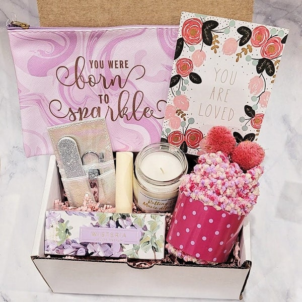Birthday gift box - Succulent Gift Box - Gift box for best friend - Birthday Gift for her - Care Package For Friend