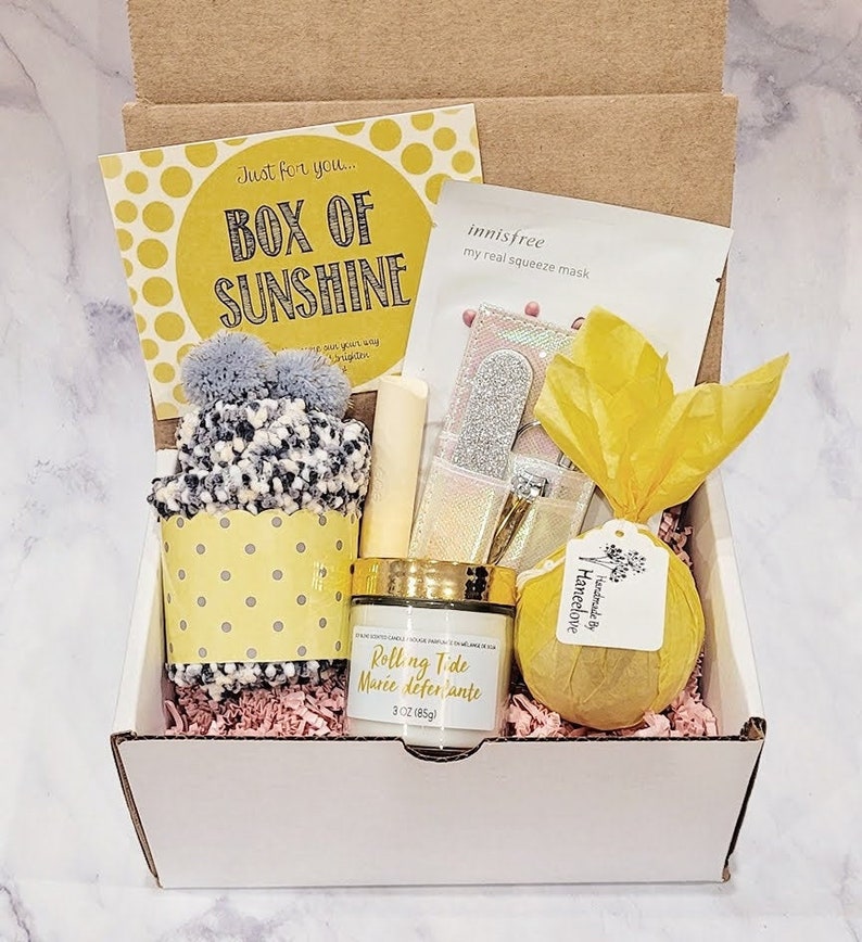 Sending You Sunshine Gift Box Care Package Gift Set for Her | Etsy