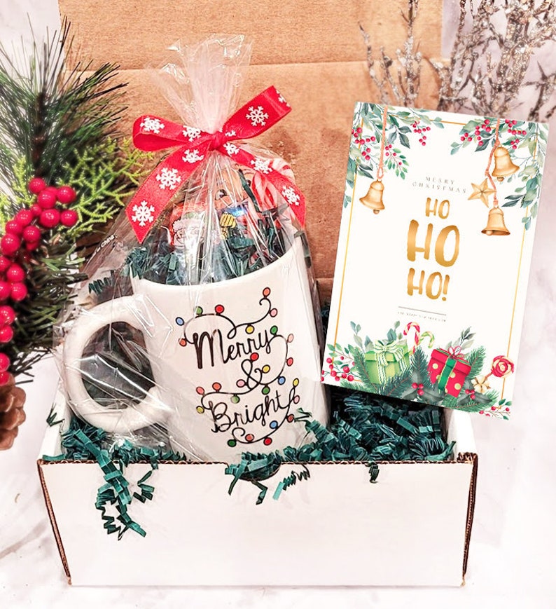 Christmas gift box with mug Christmas mug gift box for Etsy