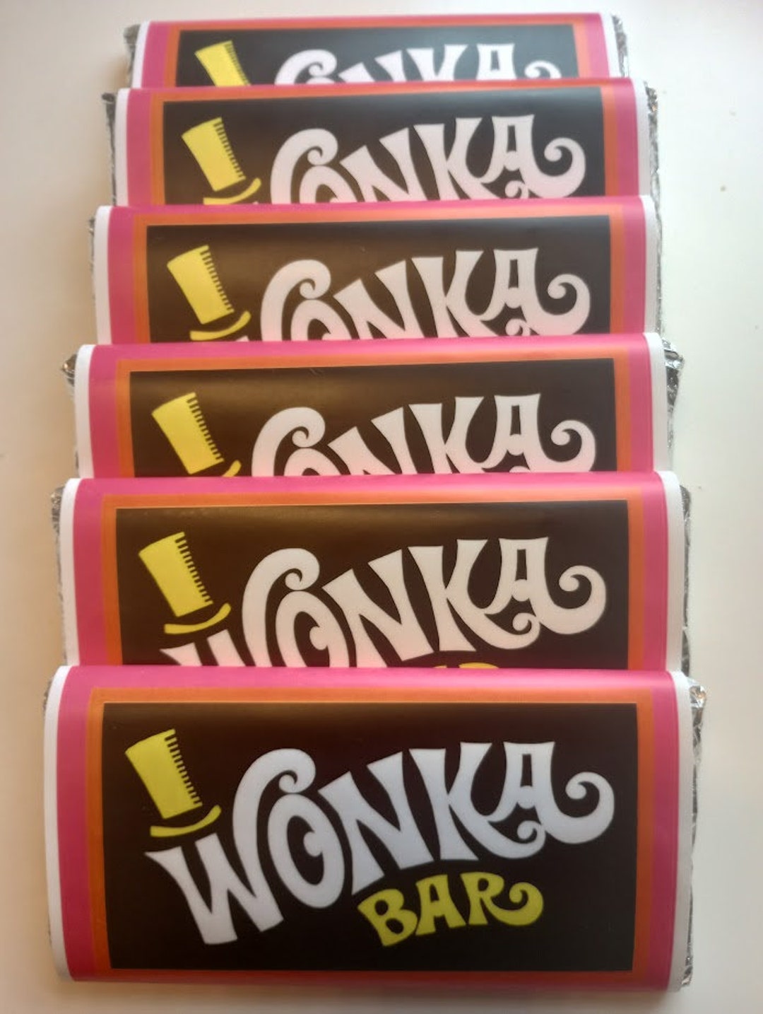 Willy Wonka Chocolate Bar With Golden Ticket chocolate Includedone Bar