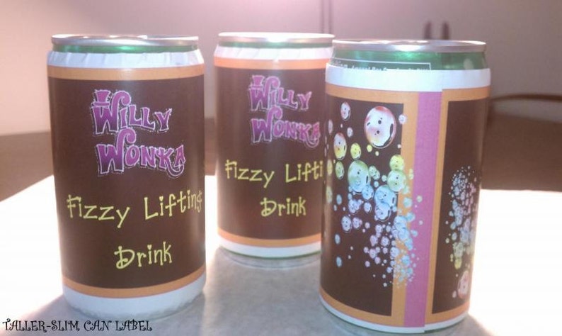 willy wonka fizzy lifting drink  drink labelsso fun etsy