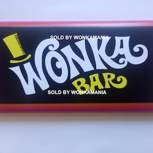 Wonka Chocolate Bar with Golden Ticket (Chocolate Included)-One bar per order