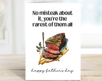 Rarest of Them All Father's Day Card. Funny Card for Dad. Rare Dad Card. Printable Fathers Day Card. Dad Joke Card. Grill Dad. Funny Card