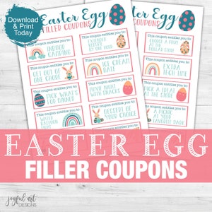 Easter Egg Filler Coupons Easter Egg Coupons Easter Egg Fillers Easter