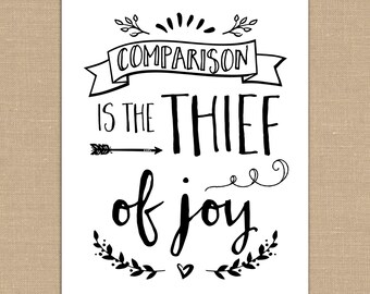 comparison is the thief