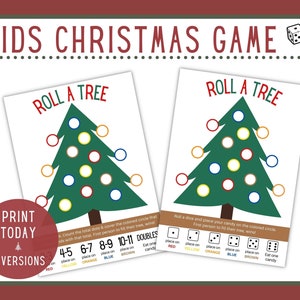 Christmas Games for Kids, Roll A Tree Dice Game, Christmas Games for Family, Christmas Games for School, Games with Candy, Holiday Games image 5