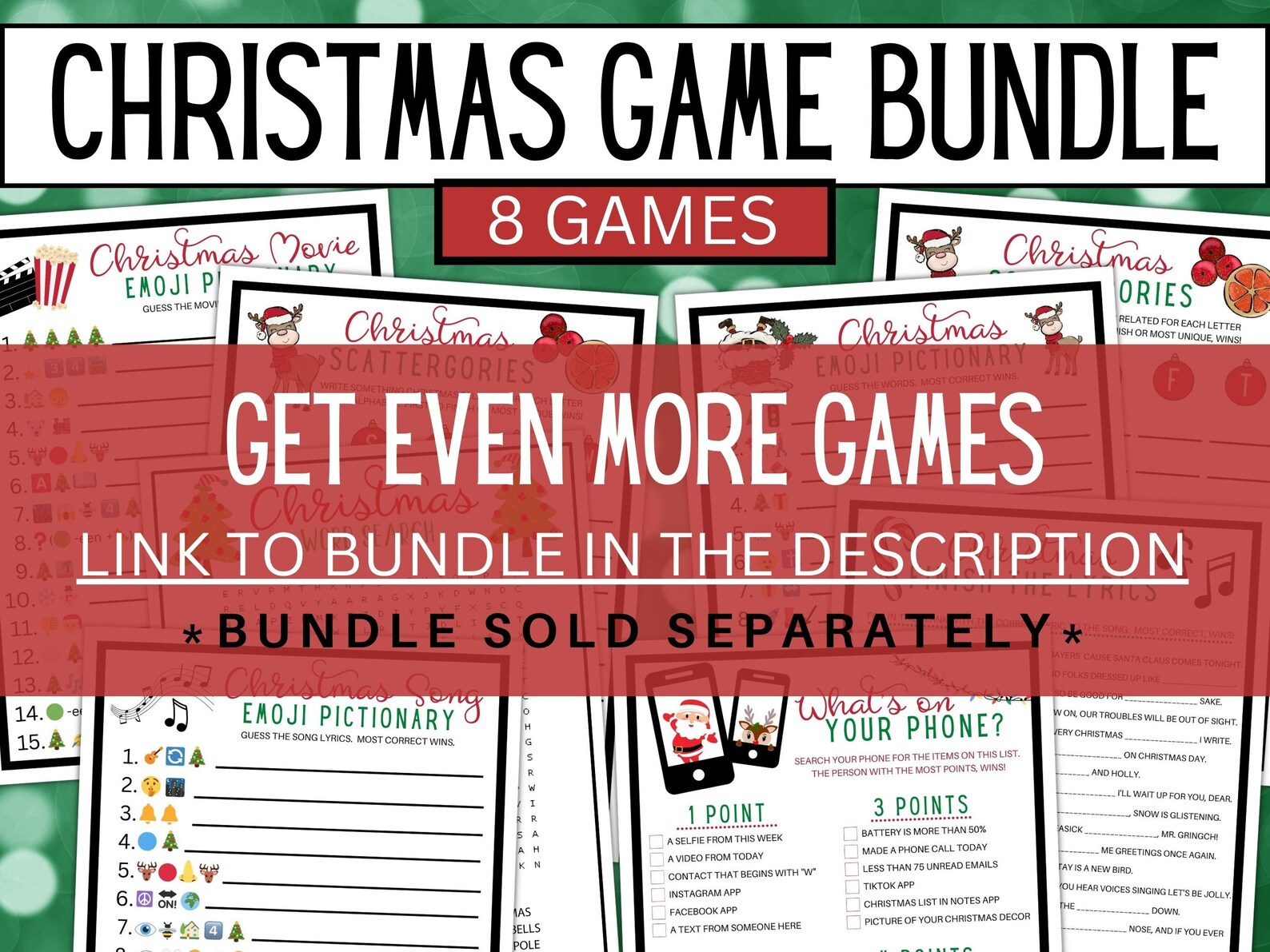 Christmas Gift Exchange Dice Game / Roll the Dice Holiday Gift - Etsy