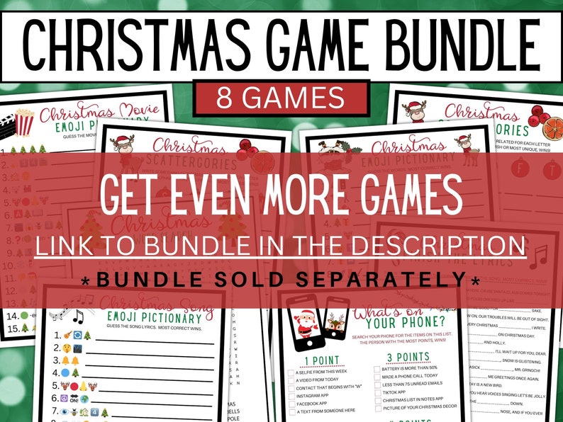 Christmas Gift Exchange Dice Game / Roll the Dice Holiday Gift Etsy