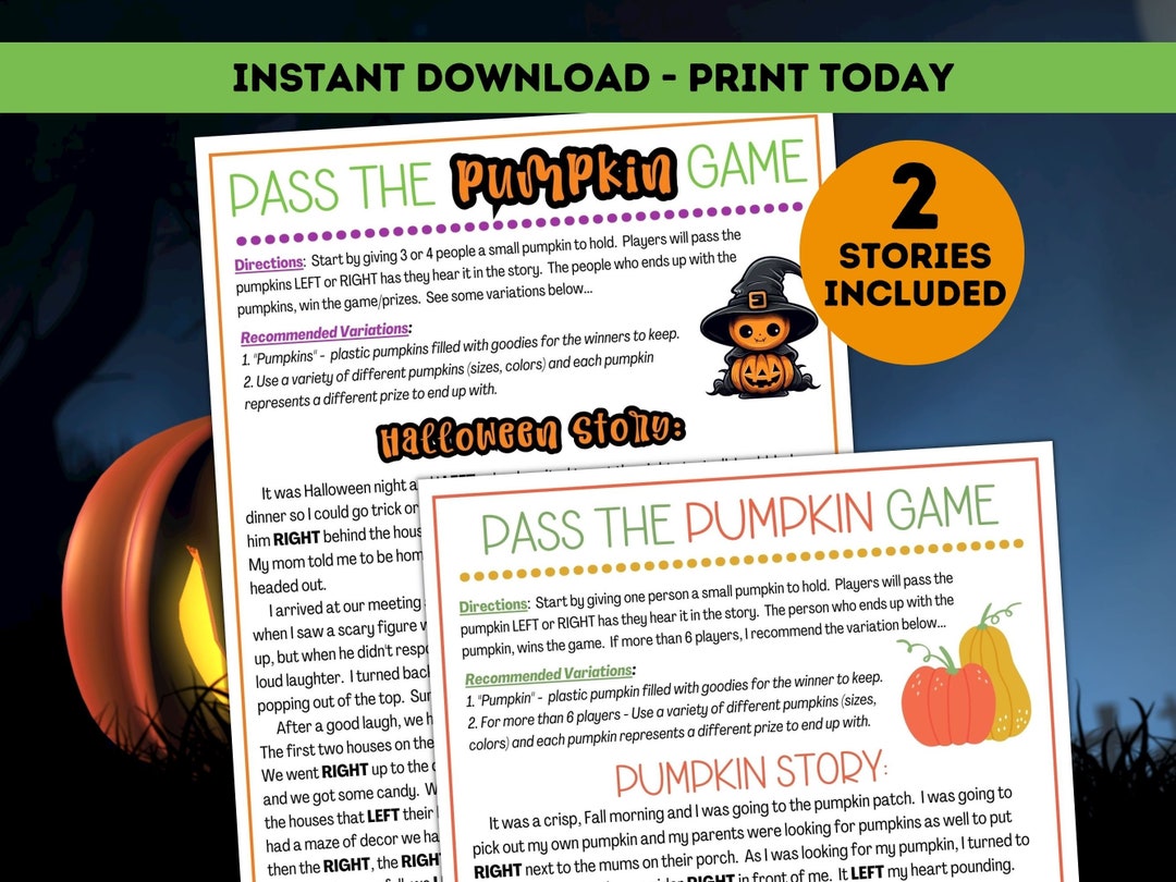 Pass the Pumpkin Game Halloween - Il 1080xN.5258316463 Ecn0 