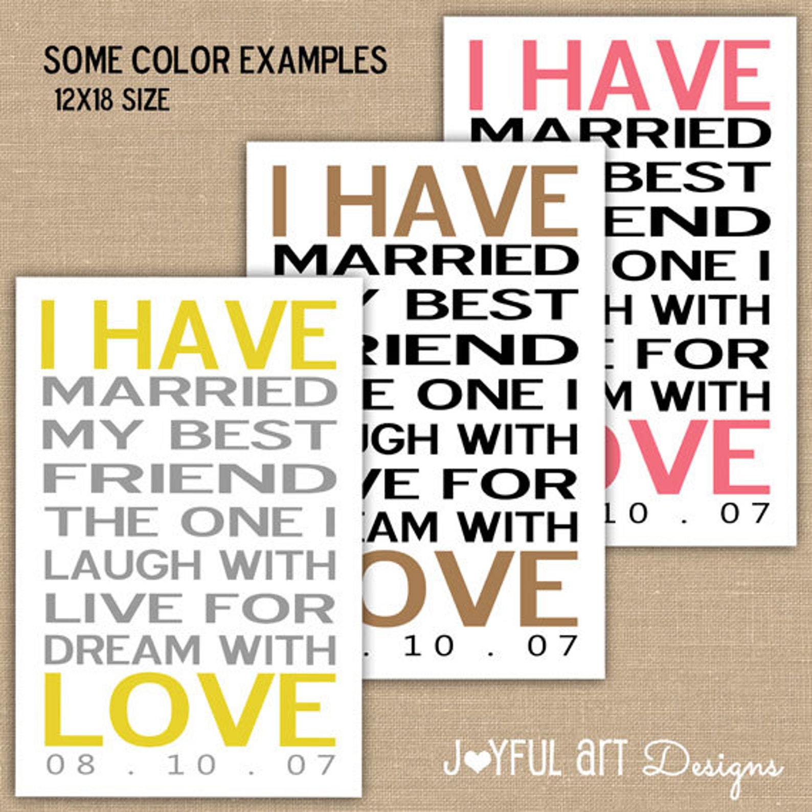 I Have Love PRINTABLE. Love Marriage Wall Art. Bedroom Home Etsy