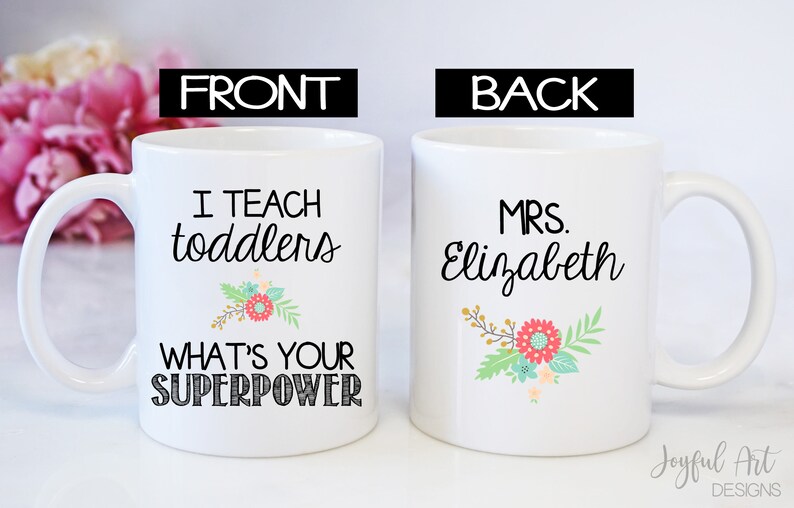 Superpuissance Drôles Votre Pour Est Cadeau De Mugs PetitsCe Professeur Les Drôle Qui TasseJ’enseigne Tout uikPXOZ