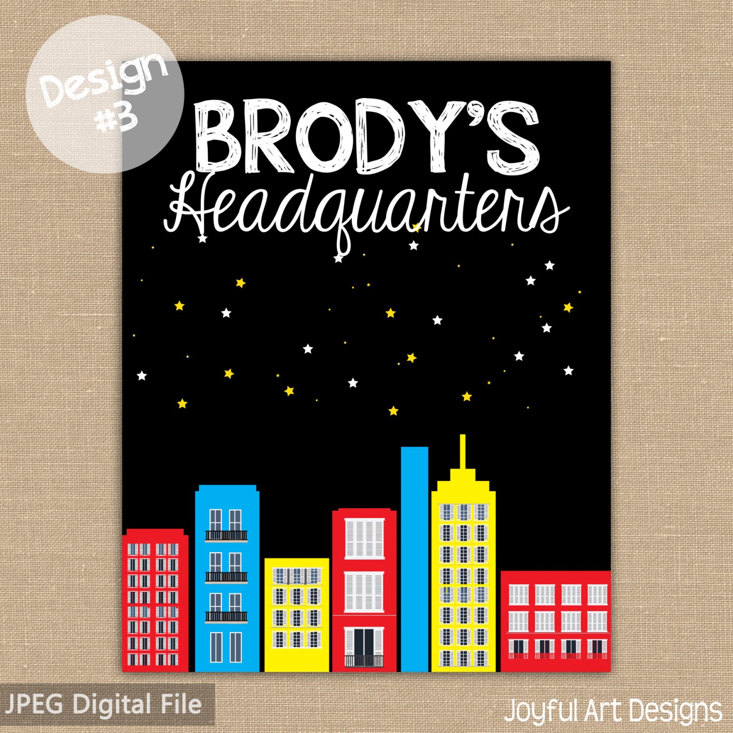 Superhero Headquarters PRINTABLE. Superhero Birthday Party. | Etsy