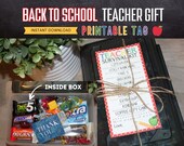 Back to School Teacher Gift / Teacher Survival Kit / Candy Gift Tag / Teacher Gifts / Teacher Gift Ideas / Candy Gifts / Instant Download