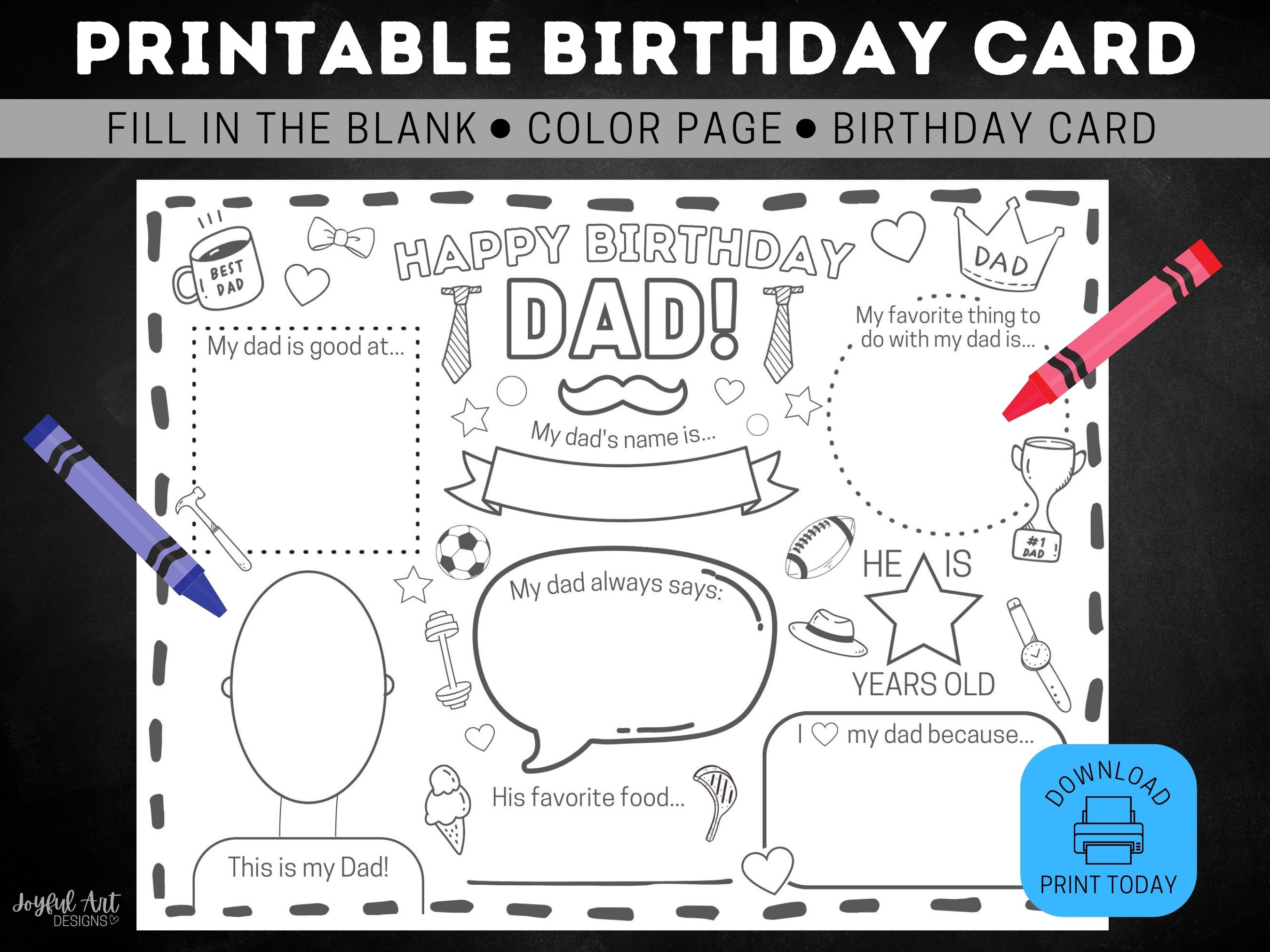 happy-birthday-papa-coloring-pages