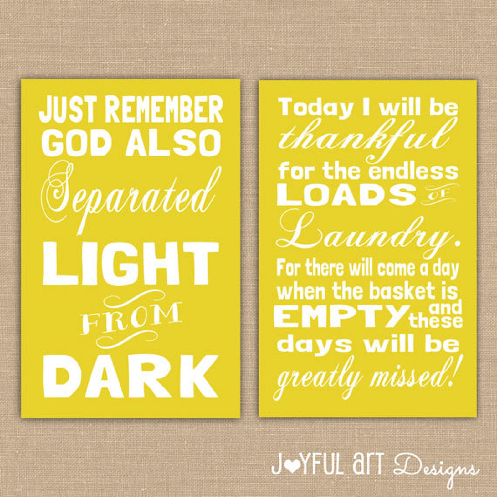 Laundry Room Printable Signs