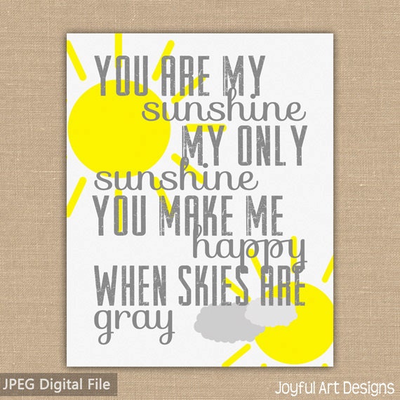 By yourself Are My Sunlight PRINTABLE Wall Artwork. Subway Artwork. Grey and Yellow Nursery Decor. Child Shower Reward. 8x10 Fast Down load Electronic report photograph relating to You Are My Sunshine Printable identify On your own Are My Solar PRINTABLE Wall Artwork. Subway Artwork. Grey and Yellow Nursery Decor. Boy or girl Shower Present. 8x10 Prompt Down load Electronic document