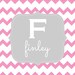Custom Nursery PRINTABLE Wall Art. Set of 3 Personalized Baby Room ...