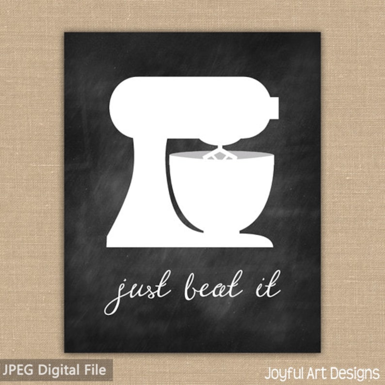 Kitchen Decor PRINTABLE Signs. Set of Chalkboard Kitchen - Etsy