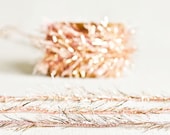 Tinsel Twine in Pink & Gold - 6 Yards - Rose Gold Ribbon Cord Metallic Garland Pretty Packaging Gift Wrapping Wedding Party Decor