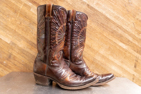 high gloss cowboy boots