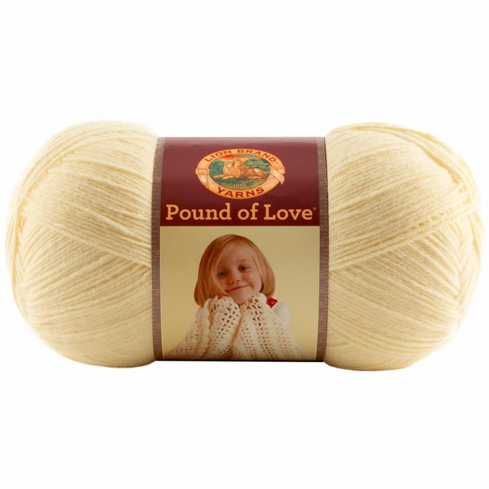 Lion Brand Pound of Love Pastel Yellow Baby Yarn Super soft Etsy