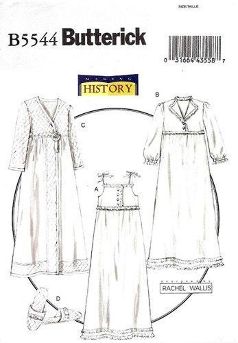 Butterick Sewing Pattern Girls/' Civil War Costume Dress Drawers Underskirt OOP