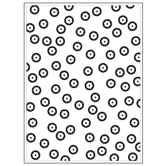 Embossing Folder Peacock 4.25 X 5.75 Inches