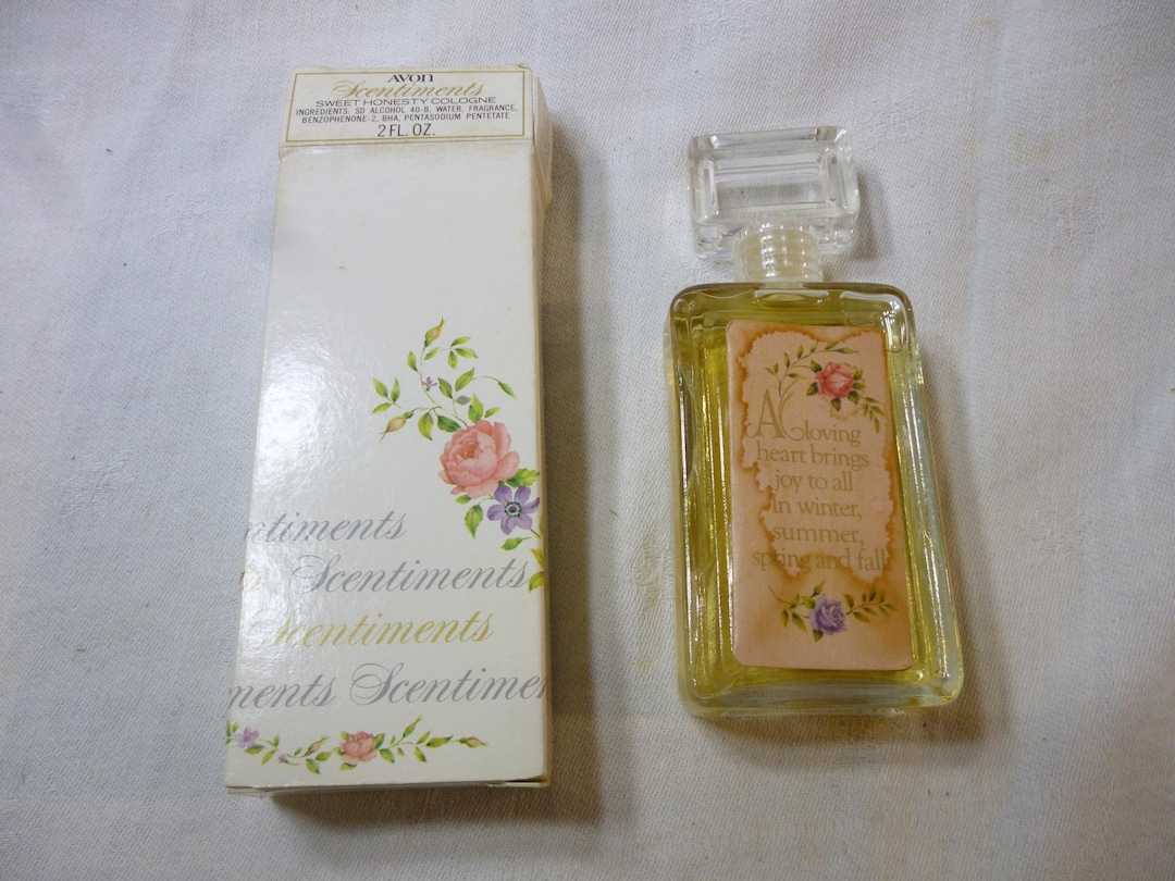 Vintage Avon Sentiments Sweet Honesty Cologne 2 OZ. - Etsy