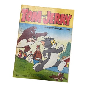 Tom & Jerry Vintage Comic Book Holiday Special 1975 Large Format VG