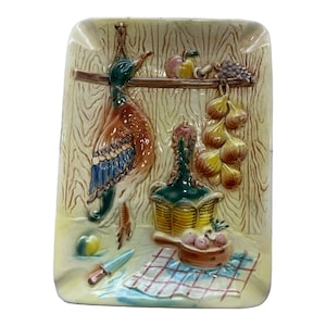vintage ESD Japon Céramique Murale Suspendue Cuisine Décor Canard