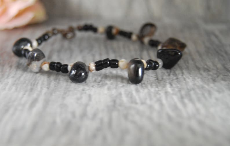 women/'s jewelry agate bracelet |gemstone bead bracelets beaded jewelry Mixed Agate Beaded Bracelet gift for her beaded bracelets