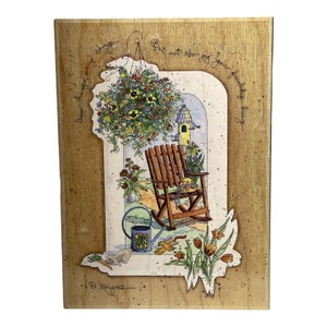 Stamps Happen #90063 Time Changes Many Things Large Rubber Wood Mounted Stamp