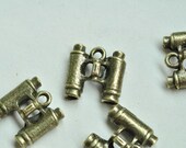 12pcs Antique Bronze Telescope Charms 14x15mm K090