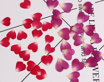 Mini Dried Flowers Pressed Rose Petal Leaf - Natural Color - for Handmade Crafting Genuine Botanical Jewelry 20pcs/pack