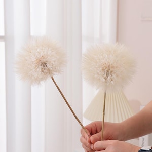 Preserved 3D Dandelion Seed Heads, Stabilized Artist-Grade Dandelion Fluff, Real Dried Flower for Resin Art, Glass Globe, DIY Craft