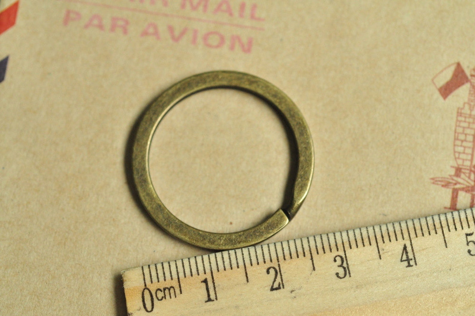 15pcs 28mm Antique Bronze Round Split Key Ring Charms Etsy