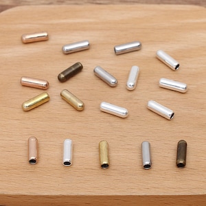 100pcs Brass Rubber Stopper for Lapel Pins, Stick Pins, Clutch Brooches, Needles, Handmade Accessory