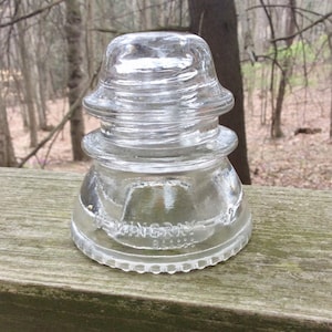 Hemingray 42 Clear Glass Insulator