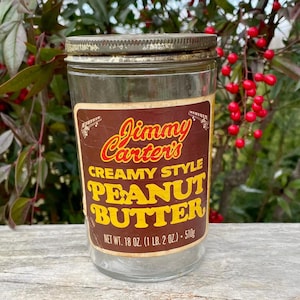 Jimmy Carter Peanut Butter Jar